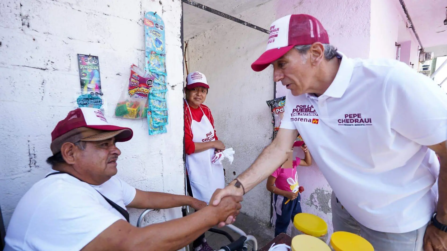 Garantiza José Chedraui mejorar servicios públicos en Puebla capital